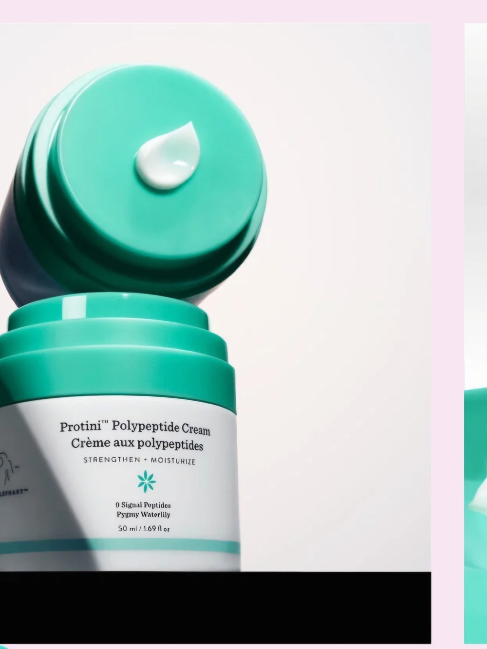 Drunk Elephant Protini™ Polypeptide Cream - teal and white